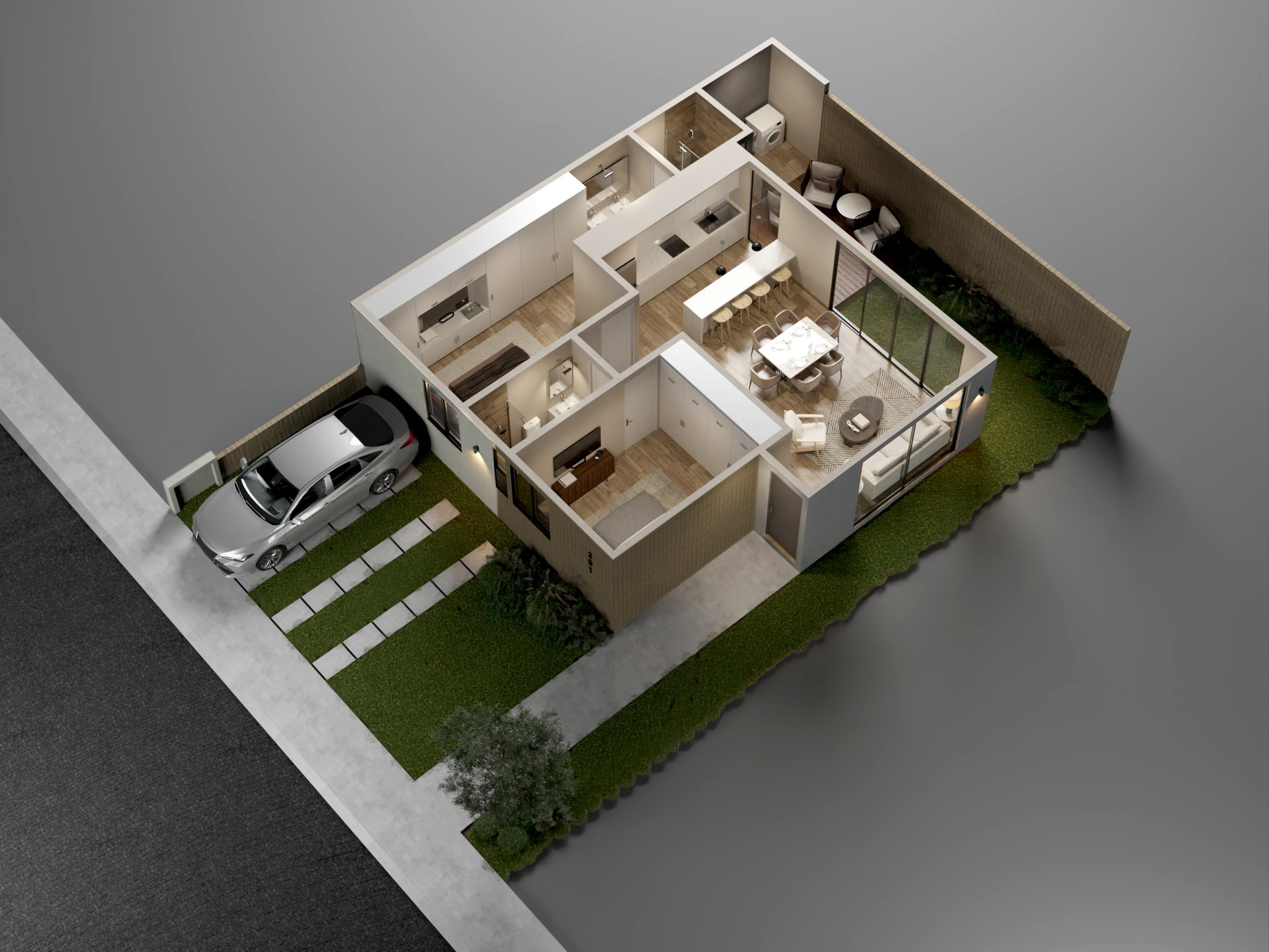 Planta tipo Lezaun — Planta baja